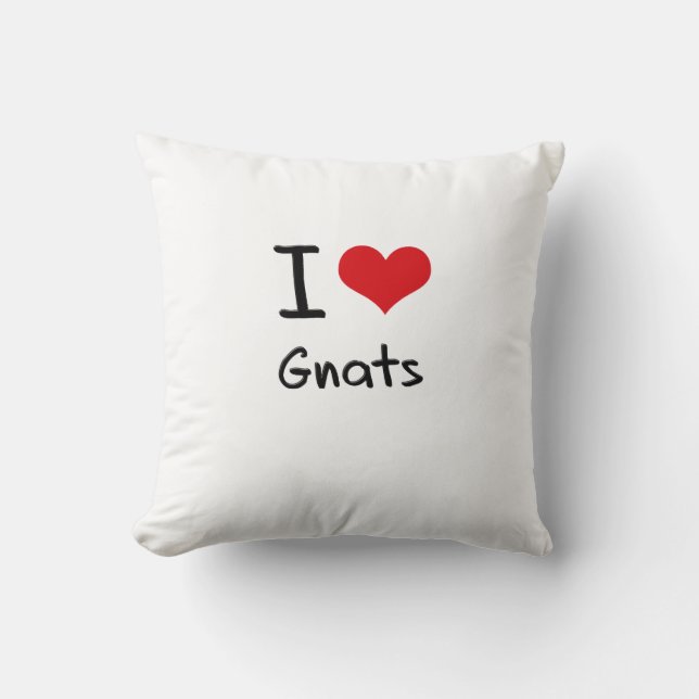 Coussin J'aime des moucherons (Recto)