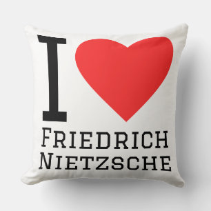 Coussin J'aime Friedrich nietzsche 