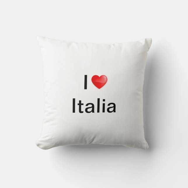 Coussin J'aime Italia (Recto)