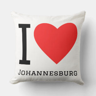 Coussin J'aime Johannesburg