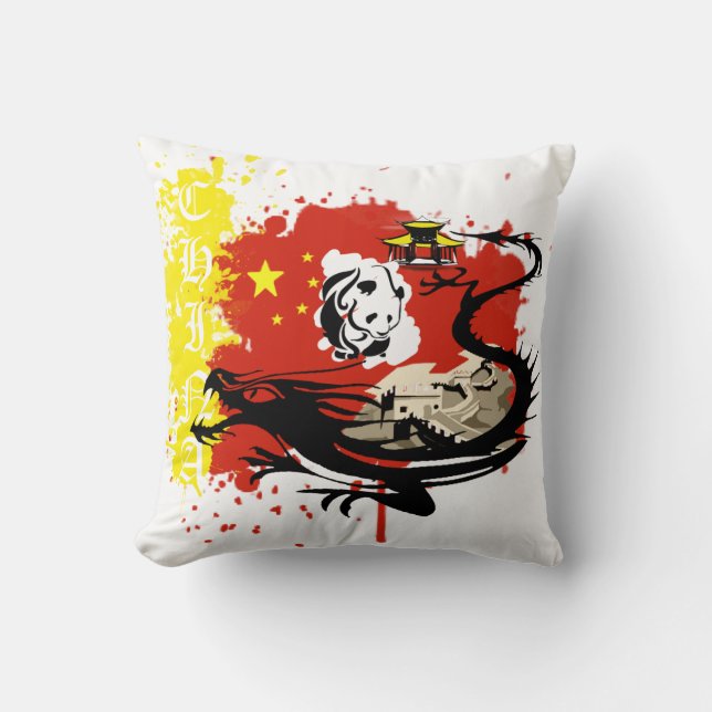 COUSSIN J'AIME LA CHINE (Recto)