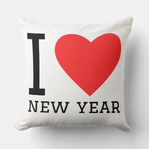 Coussin J'aime la nouvelle année