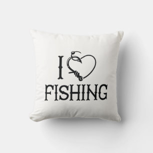 Coussin J'aime la pêche