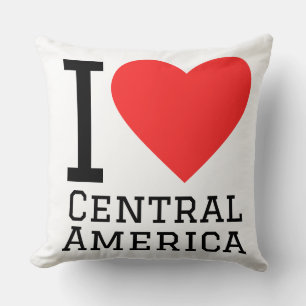 Coussin J'aime l'Amérique centrale