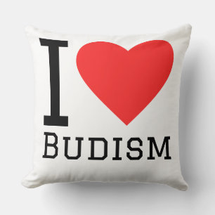 Coussin J'aime le bouddhisme