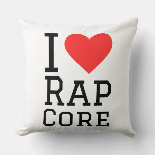 Coussin J'aime le coeur de rap