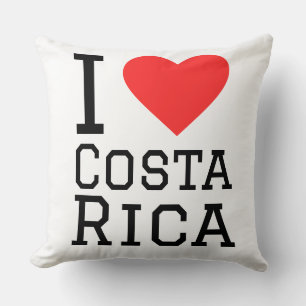 Coussin J'aime le Costa Rica