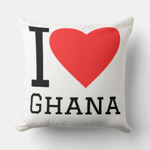 Coussin J'aime le Ghana