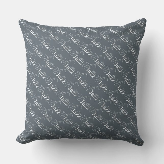 Coussin J'aime le jazz (Recto)