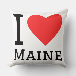Coussin J'aime le Maine