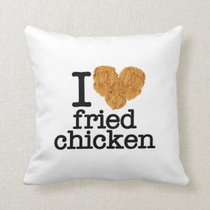 Coussin J'aime le poulet frit