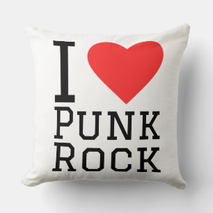 Coussin J'aime le punk rock
