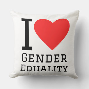 Coussin J'aime l'égalité des sexes