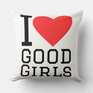 Coussin J'aime les bonnes filles