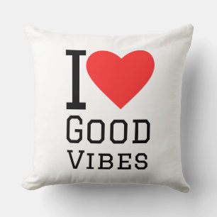 Coussin J'aime les bonnes vibrations