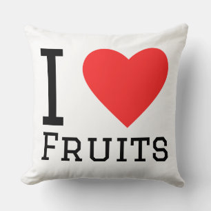 Coussin J'aime les fruits