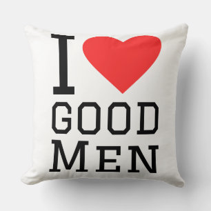 Coussin J'aime les hommes bien