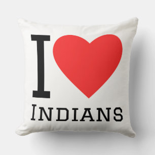 Coussin J'aime les indiens