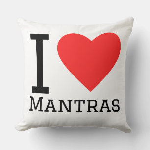 Coussin J'aime les mantras