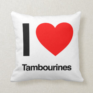 Coussin j'aime les tambourins
