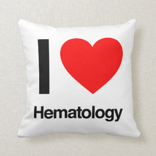 Coussin j'aime l'hématologie