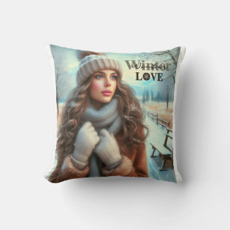 Coussin J'aime l'hiver