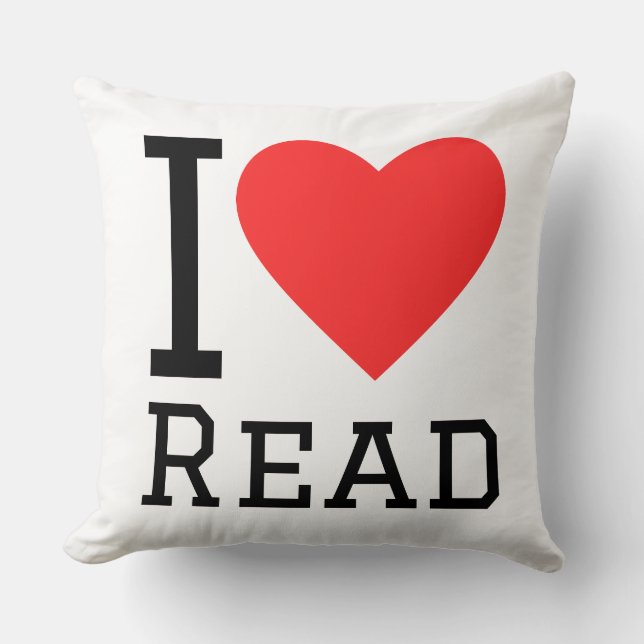 Coussin j'aime lire (Recto)