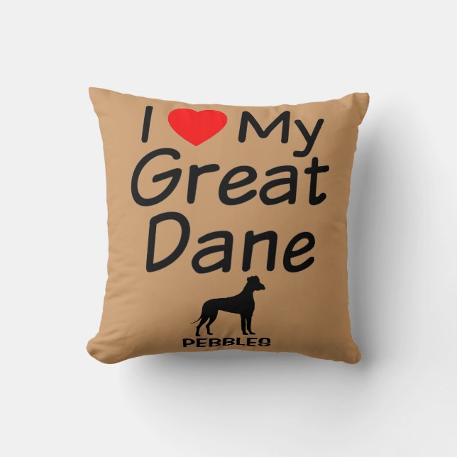 Coussin J'Aime Ma Grande Danse (Recto)
