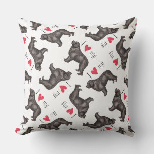 Coussin J'aime ma Terre-Neuve