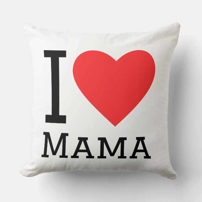 Coussin J'aime maman (Recto)