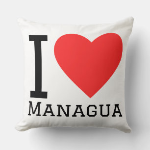 Coussin J'aime Managua