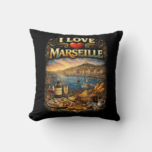 Coussin J'aime Marseille