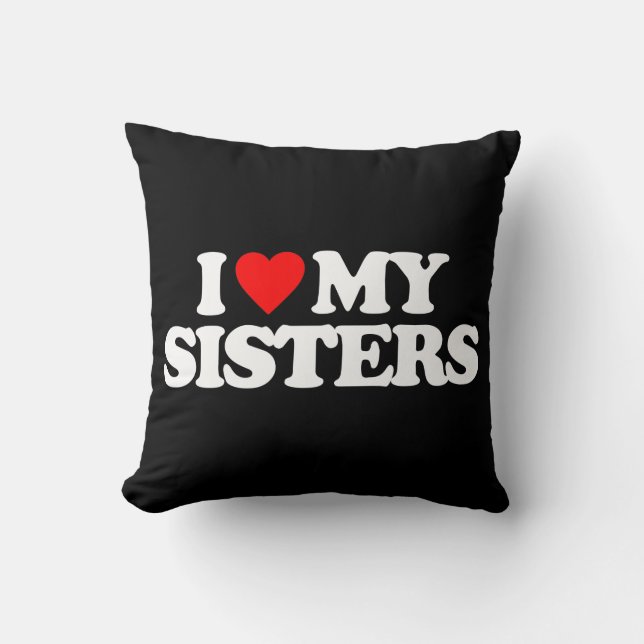 COUSSIN J'AIME MES SOEURS (Recto)