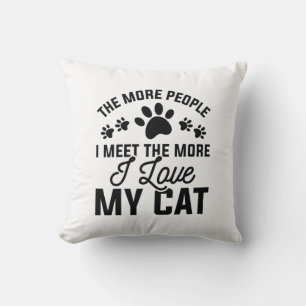 Coussin J'Aime Mon Chat