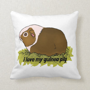 Coussin J'aime mon cobaye