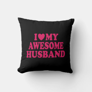 Coussin J'Aime Mon Étonnant Mari