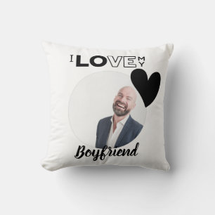 Coussin J'aime mon mari garçon ami papa grand-père frère