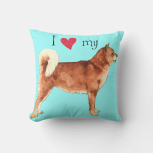 Coussin J'aime mon Shiba Inu
