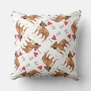 Coussin J'aime mon Stafford