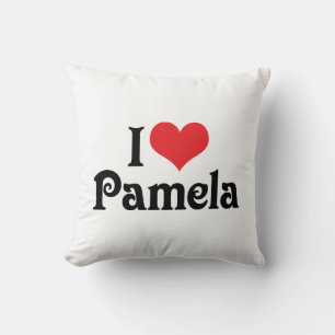 Coussin J'aime Pamela