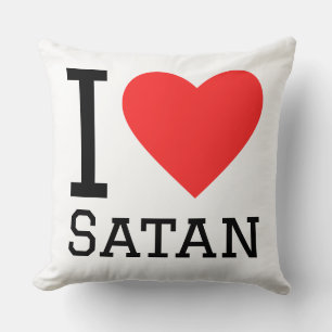 Coussin J'aime satan