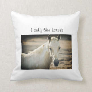 Coussin J'aime seulement des chevaux