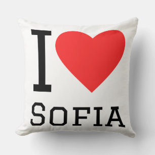 Coussin J'aime Sofia 