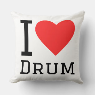 Coussin j'aime tambour