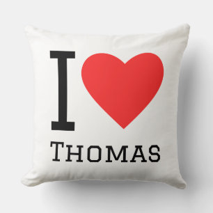 Coussin J'aime thomas