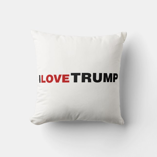 Coussin J'aime Trump (Recto)