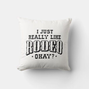 Coussin J'Aime Vraiment Rodeo Ok