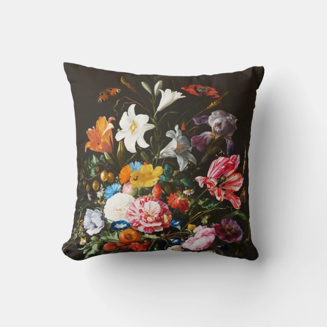 Coussin Jan Davidsz de Heem, Vase de fleurs, 1670 (Recto)