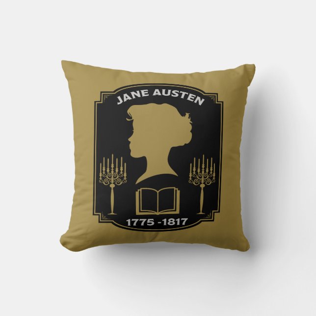 Coussin Jane Austen (Recto)