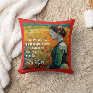 Coussin Jane Eyre Cite Monet Style Peinture